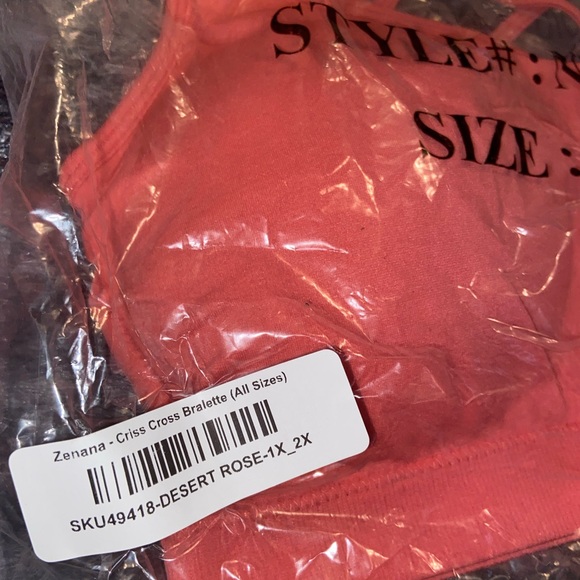 🆕PINK ZENANA BRALETTE🆕 - Picture 5 of 7